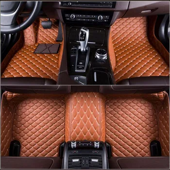 Auto Custom automobilių grindų kilimėliai jeep grand cherokee kompasas vadas renegade vandeniui automobilių reikmenys Pėdų kilimėlis