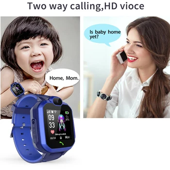 Vaikų Smart Žiūrėti R7 Smart Watch Telefono SOS Vaikų Su Sim Kortele, Skambinti, Žiūrėti Vieta Seklys atsparus Vandeniui Smartwatch