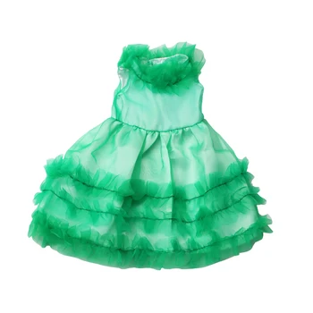 Lėlės drabužių Elegantiškas 3 spalvos princesė vakarinę suknelę žaislas tinka priedai 18 colių Mergina lėlės ir 43 cm kūdikių lėlės c415