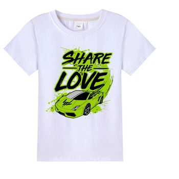 2020 Naujas Dalintis Meile T Shirt Baby Viršūnes Berniukų marškinėliai Vaikai Trumpas Sleveed Neapsakomas Drabužius Kūdikiui Tshirts Alan Walker Jojo Siwa