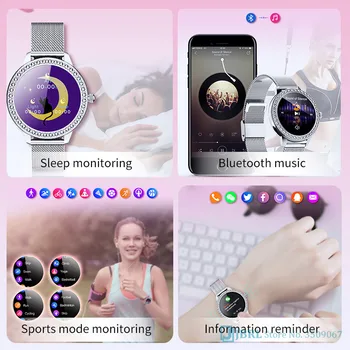 Prabanga Skaitmeninis Žiūrėti Moterų Sporto Laikrodžiai Elektroninių LED Ponios Riešo Žiūrėti Moterims Laikrodis Moterų Laikrodis Viršų Bluetooth Valandas