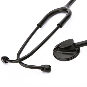 Klasikinės Juodos Naujos Profesinės Sveikatos Priežiūros Medicinos Estetoscopio Kraujo Spaudimas Viena Galva Mielas Stetoskopas