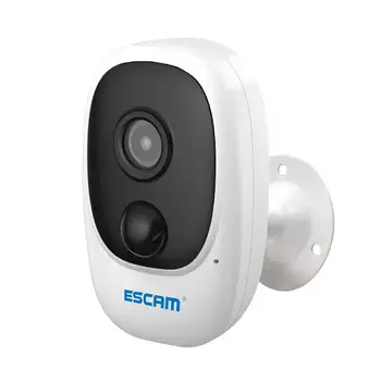 ESCAM G08 HD 1080P IP Kameros H. 264, Built-in Baterijos 6000mA Lauko IP65 Vandeniui IR Saulės įkrovimo valdybos neprivaloma