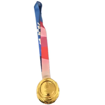 1 vnt Tokijo 2020 emblemos sporto žaidėjo apdovanojimą aukso medalį sporto žaidimas ženklelis 85 mm ženklelis medalis su kaspinu