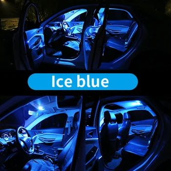 10 x Canbus Klaidų, LED Interjero Šviesos Rinkinys Paketą, skirtą 2009-m. Nissan Cube Automobilių Reikmenys Žemėlapis Dome Kamieno Licencijos Šviesos