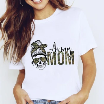 Moterų Grafinis Mergina Saldus Stilius Mielas Mados Mama Mama Mama 2021 Lady Drabužius Viršūnes Drabužių Tees Spausdinti Moterų Marškinėlius (T-Shirt