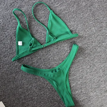 Seksualus Briaunoti Diržas bikini 2020 moterų maudymosi kostiumėlį moterų maudymosi kostiumėliai, Dviejų dalių, bikini nustatyti Brazilijos Bather Aukštos sumažinti maudymosi kostiumą plaukti