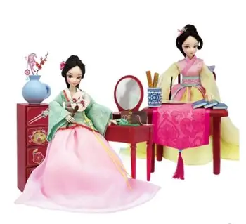 Specialios Pardavimo Kurhn Lėlės Girl Žaislai, tradicinė Kinų Žaislas, Lėlė Su Priedais Vaikams, Vaikų Gimtadienio Dovana #3078-1-2