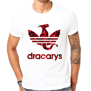 Dracarys Vyrų vasaros Marškinėliai Motina Dragon Khaleesi Harajuku Derliaus Camisetas Estetinės negabaritinių streetwear