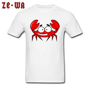 Skatinimo Populiarus Studentų marškinėliai Raudonųjų Krabų Spausdinti Ustreet Marškinėlius Naujausias Dizaineris Prekės Prabanga Tee Marškinėliai Vyrams Medvilnė