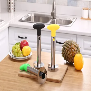 Nerūdijančio Plieno Lengva Naudoti Ananasų Skustukas Dalykėlių Ananasų Pjaustyklės Vaisių Peilis Pjovimo Corer Slicer Virtuvės Reikmenys, Įrankiai