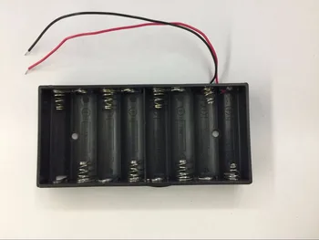 5VNT Nauji Plastikiniai 8 X 1,5 V AA 2A ELEMENTŲ Baterijų Laikiklis Laikymo Dėžutė standartinis 12V Atveju