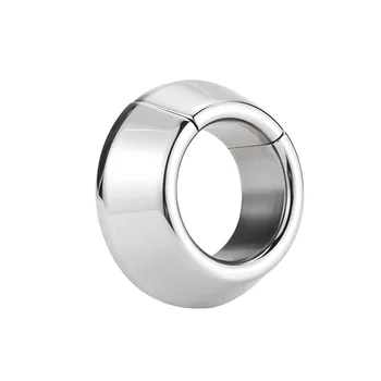 Nerūdijančio plieno magnetas Gaidys žiedas Pratęstas ejakuliacija Svoris-guolio žiedo varpos pratimai vyrų skaistybės prietaisas varpos masturbator.