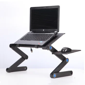 Reguliuojamas aliuminio lydinio nešiojamas kompiuteris lentelė ergonomiškas nešiojamų lova dėklas KOMPIUTERIO stalo rėmas su pelės mygtukai