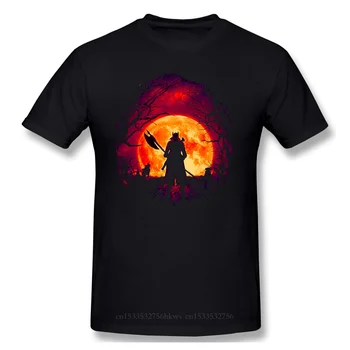 T-Shirt Vyrams Kraujo Mėnulio Naktį (Bloodborne) Medvilnės, Tamsiai Sielos Marškinėliai 6XL Juokinga Plius Dydis Drabužiai