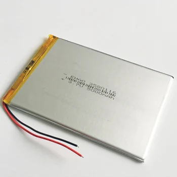 3580116 3.7 V 5000mAh LiPo daugkartinio Įkrovimo Baterija Polimero Ličio GPS PSP DVD MYGTUKAI E-knyga 