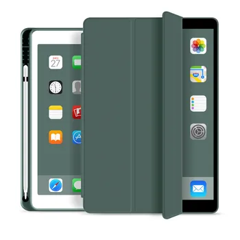 HTMOTXY Su Pieštukas Turėtojas Tablet Case For iPad 4 Oro 10.9 Pro 11 2020 Oro 3 10.5 į 2018/2019 Mini 5 6 7 8 Kartai Atveju