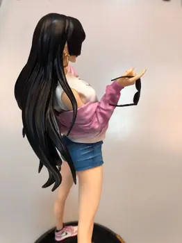 Anime One Piece GK Gatvės ROŽINIS Mados Boa Hancock Veiksmų Skaičius, Figūrėlės Modelis Seksuali Mergina Statula Kolekcijos Žaislas