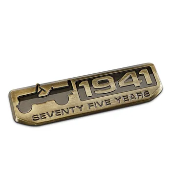 3D Metalo Automobilių Lipdukas 1941 Logotipas Automobilio Pusės Sparnas Kamieno Apdailos Reikmenys, DŽIPAS KOMPASAS Grand Cherokee Wrangler Vadas
