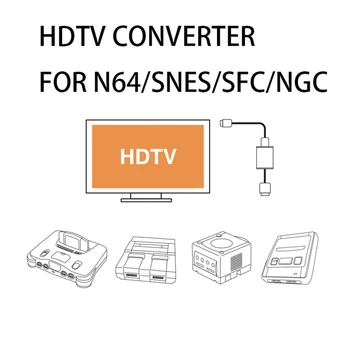 HDMI HD Adapterį HD 1080P TV completamente Skaitmeninis HD Laido de Casa 1080P HDMI convertidor de adaptador de PVC para N64 SNES NGC