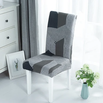 Universali kėdė padengti elastinga valgomojo kėdė padengti spandex kėdė padengti kambarį kėdė padengti paprastas stilius, dekoratyvinis kėdės apima