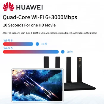 Originalus Huawei WiFi AX3 Pro Quad-core Dual-core Maršrutizatoriaus WiFi 6+ 3000Mbps 2.4 GHz, 5 ghz Dual-Band Gigabit Norma WIFI Bevielio ryšio Maršrutizatorius