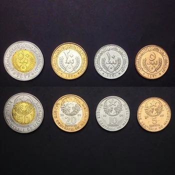 Mauritanija (5, 10, 20, 50 Ugia), pilnas Komplektas 4 Vienetų Monetų Naujos Originalios Monetos Unc Realių Afrikos Išdavimo Monetas
