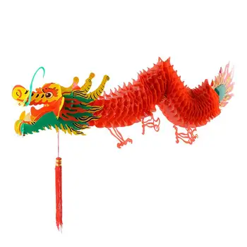 Kinų Naujųjų Metų Pavasario Šventė Dragon Žibintų Plastikinių Kabinti Žibintų Papuošalų Apdailos Kinų Drakonas Žibintų