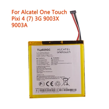 Originalus aukštos kokybės TLP025GC 2580mAh Baterija Alcatel One Touch Pixi 4 (7) 3G 9003X 9003A Mobilųjį telefoną, Baterijos