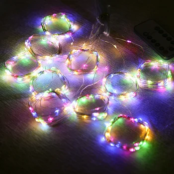 3M LED Užuolaidų Girlianda ant Lango USB String Žibintai Pasakų Girlianda Nuotolinio Valdymo Kalėdų Žiburiai Patalpų Kalėdų Dekoro