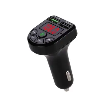 Bluetooth 5.0 FM Siųstuvas Automobilinis MP3 Moduliatorius Žaidėjas Belaidė laisvų Rankų įranga Garso Imtuvas Dual USB Greitas Įkroviklis 2.1