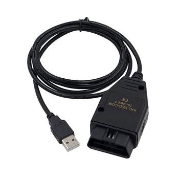 FTDI Chip Auto Automobilis USB OBD2 Cable VAG-COM KKL 409.1 Auto Scanner Skenavimo Priemonė, Audi Seat Volkswagen Skoda automobilių skeneris