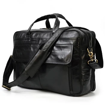 MAHEU Didelis Portfelis Oda vyrų vyrų kompiuterio krepšys juodos rudos, natūralios odos trumpą atveju rankinės messenger bag classic