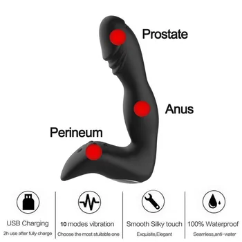 Analinis Vibratorius Vyrų Masturbator Dildo Butt Plug Prostatos Masažas G spot Skatinti Suaugusiųjų Produkto Sekso Žaislas Vyrams Silikoninės 10 Greitis