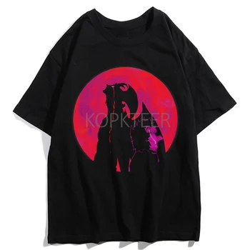 DEVILMAN Crybaby Japonijos Anime Vyrų T-Shirt Vasaros Grafinis Spausdinti Minkštas Tee Streetwear Harajuku trumpomis Rankovėmis, Hip-Hop Topai marškinėliai