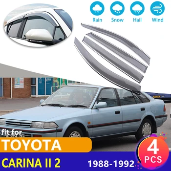 Langų Deflektoriai Skydelis Ventiliacijos Tentai Guard Prieglaudos Automobilių Reikmenys Toyota Carina 2 II Corona T170 1988 1989 1990 1991 1992