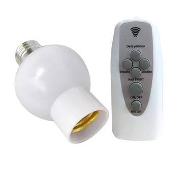 Nuotolinio valdymo E27 lemputė, LED lempos laikiklis namų apšvietimo Reikmenys, miegamojo, Laiptai, koridorius Pritemdomi laikas nakties šviesos