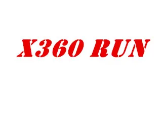Naujas X360run X360&run X360 ir paleisti v1.0 v1.1 geltona raudona