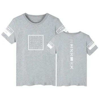 Kpop Monsta X hip-hop marškinėliai vasaros viršūnes unisex plius dydžio marškinėlius trumpomis rankovėmis streetwear t-shirt camiseta viršūnes tees