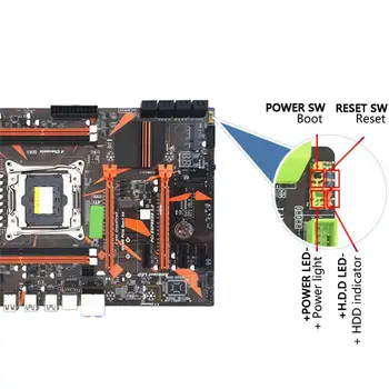 X99 2011-V3Pin DDR3 Desktop Kompiuteris Mainboard Plokštę už E5 2678V3 CPU Kit