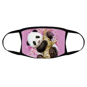 Suaugusiųjų Pora Panda Spausdinimo Kaukė Lauko Dviračių Kvėpuojantis Sporto Lauko Kaukė Mascarillas Veidui Masque Veido Kaukė