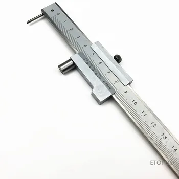 0-200mm 300mm 400mm 500mm Nerūdijančio plieno Lygiagrečiai ženklu vernier suportas žymėjimo matuoklis su Karbido scriber Žymėjimo Matuoklis įrankis