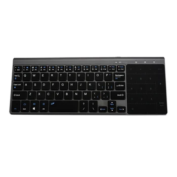 1PC Mini Wireless Touch Keyboard Su Touchpad Kompiuterių KOMPIUTERIS Prijungtas Smart Televizoriai YR Išorės Nuotolinio Klaviatūra