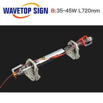WaveTopSign 40W Co2 Lazerio Vamzdelio Atnaujintas Metalo Galvos Ilgis 720mm Dia.50mm CO2 Lazerinis Graviravimas Pjovimo Staklės