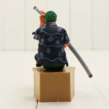 2vnt/lot 11/17cm Anime One Piece Pav Žaislai Luffy Roronoa Zoro veiksmų skaičius, pvc modelis žaislai, dovanos vaikams