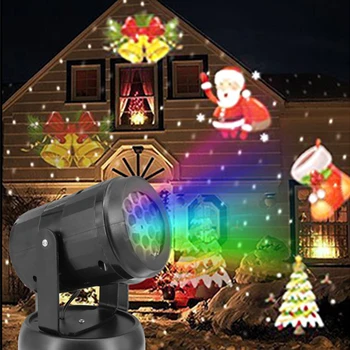 Kalėdų LED Lazerinius Projektorius, Šviesos Snaigės Kino Projektoriaus Šviesos 12 Modelius, Šaliai, papuošalai Kalėdų Žiburiai