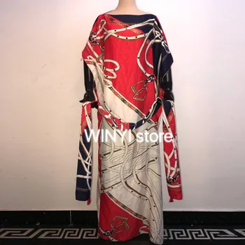 Vasarą Naujos Mados Moterų Plius Dydis Atsitiktinis Trumpas Rankovės Boho Retro Lino Print Long Maxi Suknelė Didmeninė платье