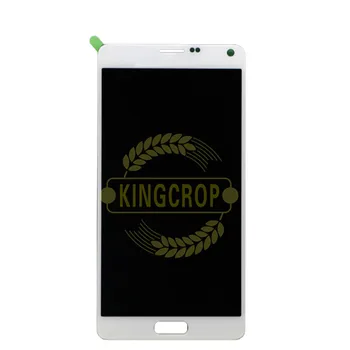 Super AMOLED skystųjų kristalų (LCD Samsung Galaxy Note 4 N910 N910A N910F Note4 LCD Ekranas Jutiklinis Ekranas skaitmeninis keitiklis Asamblėjos Nemokamai Lipdukas