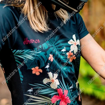 2020 m. Merginų Dviračių Džersis Moterys Vasarą trumpomis rankovėmis Moterų Dviračių Drabužių MTB, BMX Kelio Dviračiu Dėvėti Kvėpuojantis Marškinėlius