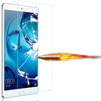 Anti-Sugriauti Skaidrios Nekilnojamojo Grūdintas Stiklas Huawei Mediapad M3 8.4 Colių Tablet Screen Protector Apsauginės Plėvelės Stiklo 9H